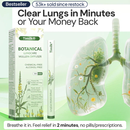 Timilk® Botanical LungCare Mullein Diffuser